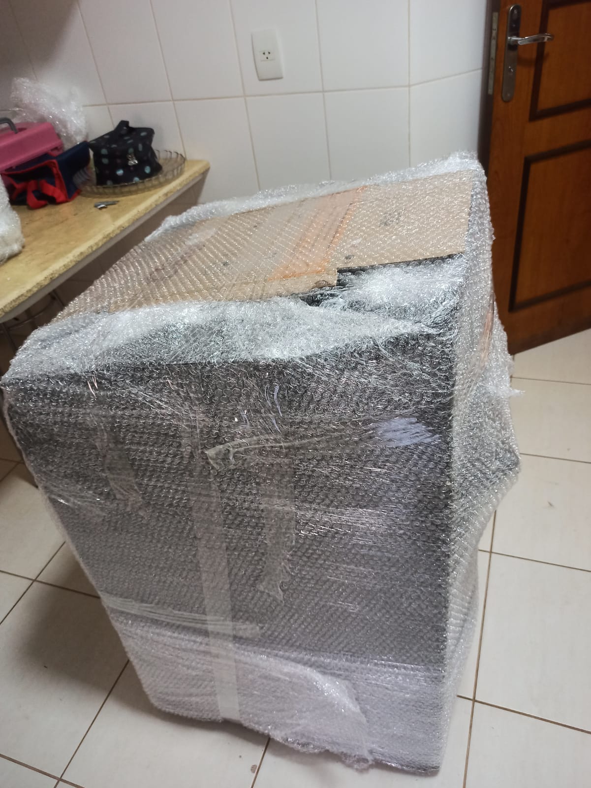 M&oacute;vel embalado para transporte